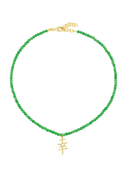 Collana Girocollo Fortuna Pietre Verde - Lebole Maison