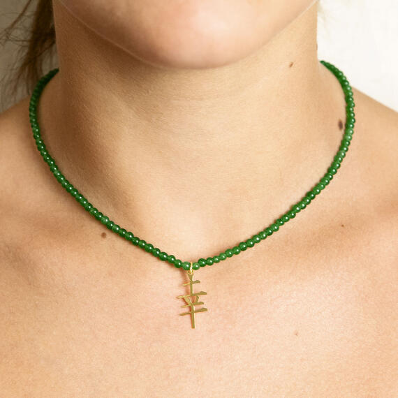 Collana Girocollo Fortuna Pietre Verde - Lebole Maison