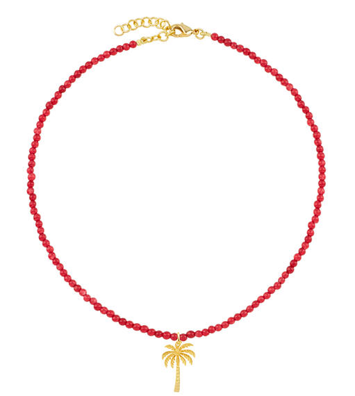 Collana Girocollo Palma Pietre Rubino - Lebole Maison