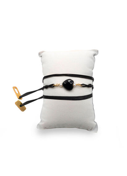 Bracciale Cuore Nero - Lebole Maison