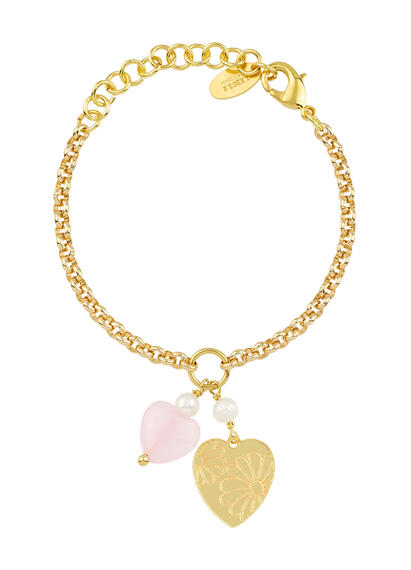 Bracciale Cuore Rosa - Lebole Maison