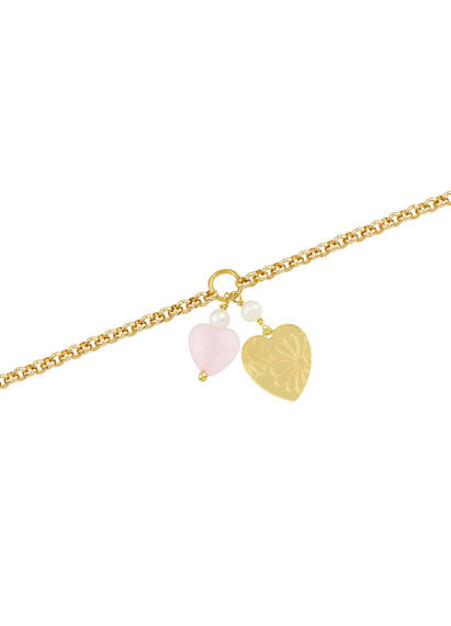 Bracciale Cuore Rosa - Lebole Maison
