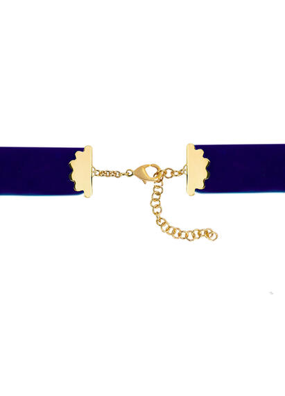 Collana Velluto Blu Carpe - Lebole Maison