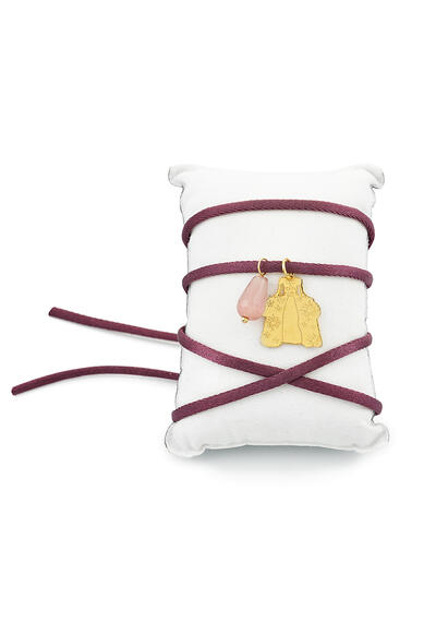 Bracciale Tessuto Dama Viola - Lebole Maison