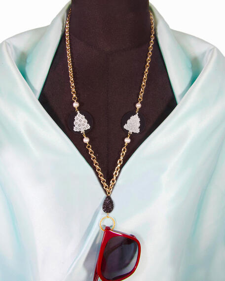 Catena Per Occhiali Albero Di Natale Piccolo Perla - Lebole Maison