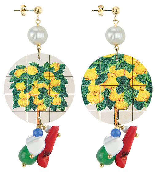 Orecchini Limoni Classico Perla - Lebole Maison