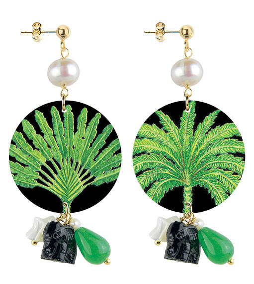 Orecchini Palma Piccolo Perla - Lebole Maison