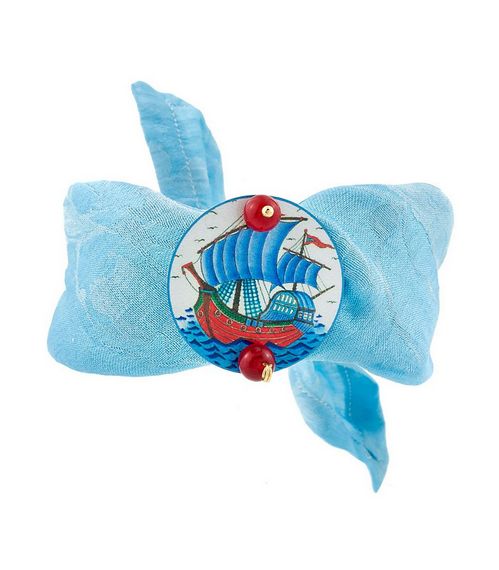 Bracciale Tessuto Nave Rubino - Lebole Maison