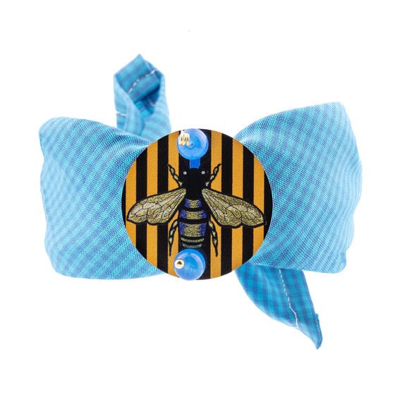Bracciale Ape Righe Azzurro - Lebole Maison