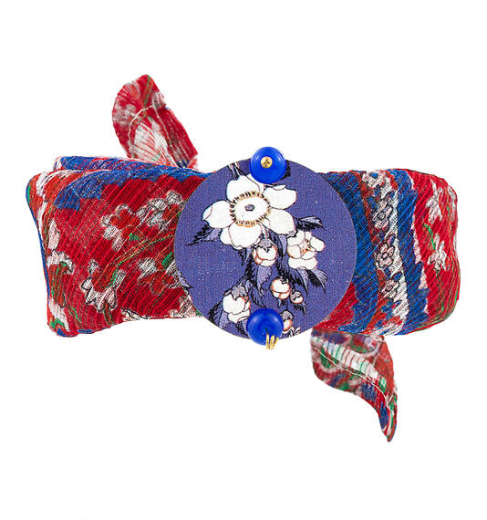 Bracciale Fiori Classico Blu - Lebole Maison