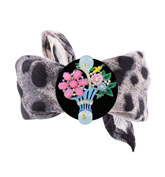 Bracciale Vaso Fiori Classico Celeste - Lebole Maison