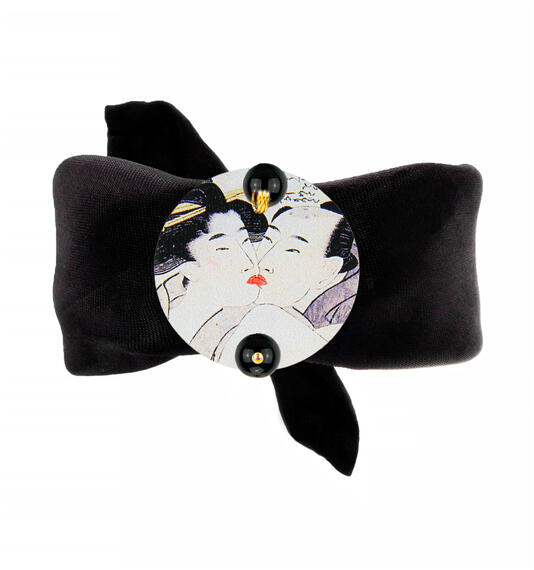 Bracciale Nero Bacio Classico Nero - Lebole Maison