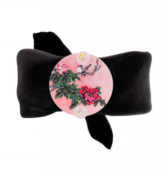 Bracciale Rosso Ramo Fiori Classico Rosa - Lebole Maison