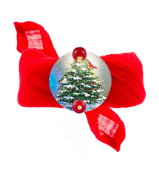 Bracciale Rosso Albero Di Natale Classico Rubino - Lebole Maison
