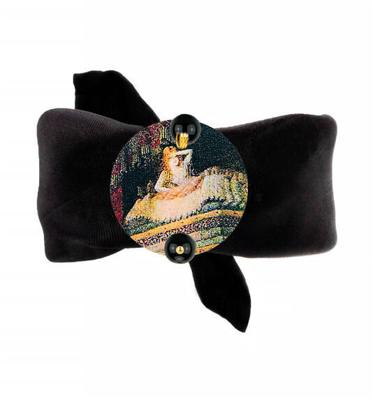 Bracciale Nero Principessa Piccolo Nero - Lebole Maison