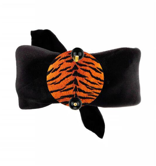 Bracciale Nero Tigrato Piccolo Nero - Lebole Maison