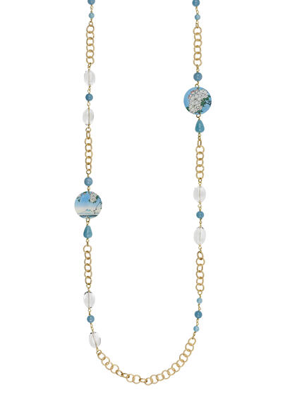 Collana Lebolina Piccolo Fiori Bianchi - Lebole Maison