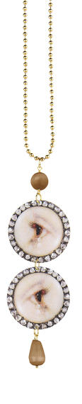 Collana Occhi Marrone - Lebole Maison