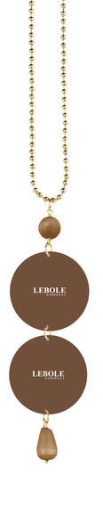Collana Occhi Marrone - Lebole Maison