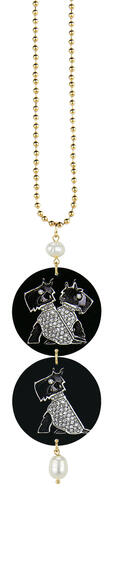Collana Cani Perla - Lebole Maison