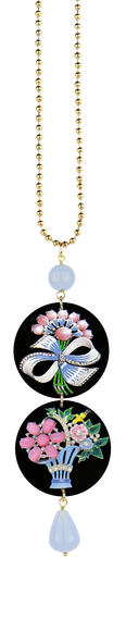 Collana Gioiello Fiore Celesta - Lebole Maison