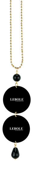 Black Sagittarius Necklace - Lebole Maison