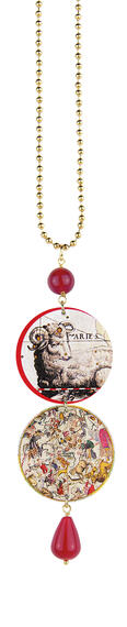 Collana Ariete Rubino - Lebole Maison