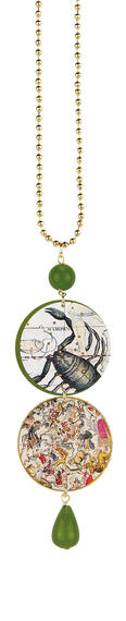 Collana Scorpione Verde Oliva - Lebole Maison