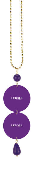 Collana Cani Fondo Viola Viola - Lebole Maison