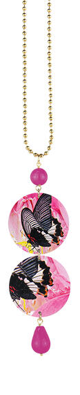 Collana Farfalla Fucsia - Lebole Maison