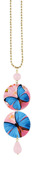 Collana Farfalla Rosa - Lebole Maison