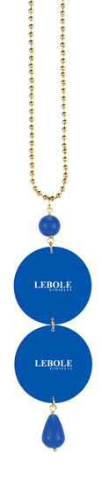 Collana Fiori Bianchi Blu - Lebole Maison
