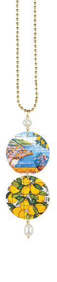 Collana Amalfi Limoni Perla - Lebole Maison