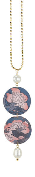 Collana Fiore Rosa Perla - Lebole Maison