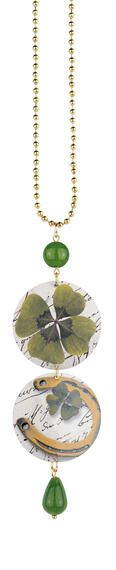 Collana Quadrifoglio Verde Oliva - Lebole Maison