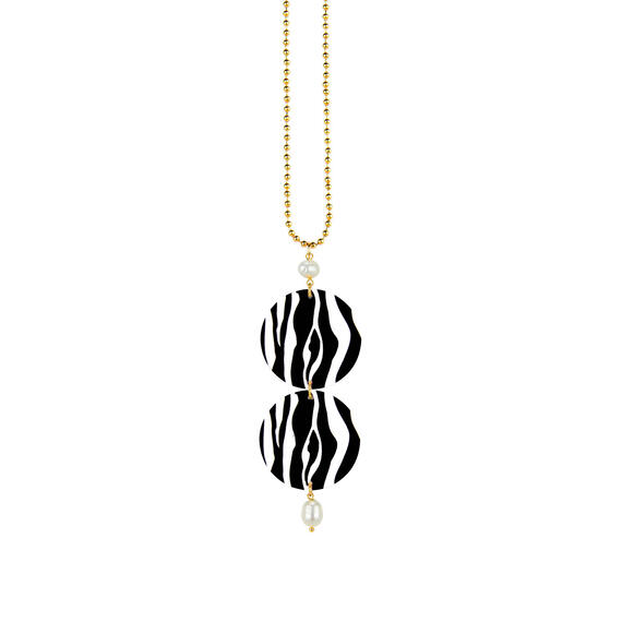 Collana Zebrato Perla - Lebole Maison