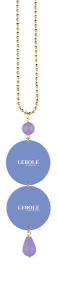 Collana Fiore Bianco Lilla - Lebole Maison