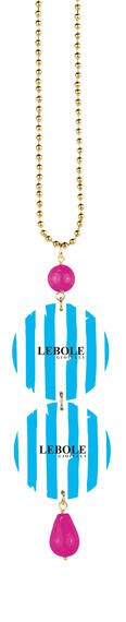 Collana Fiore Rosa Fucsia - Lebole Maison