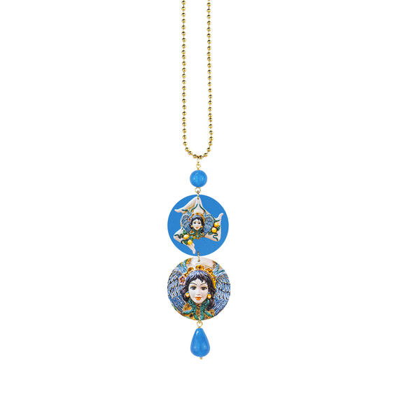 Collana Trinachia Azzurro - Lebole Maison