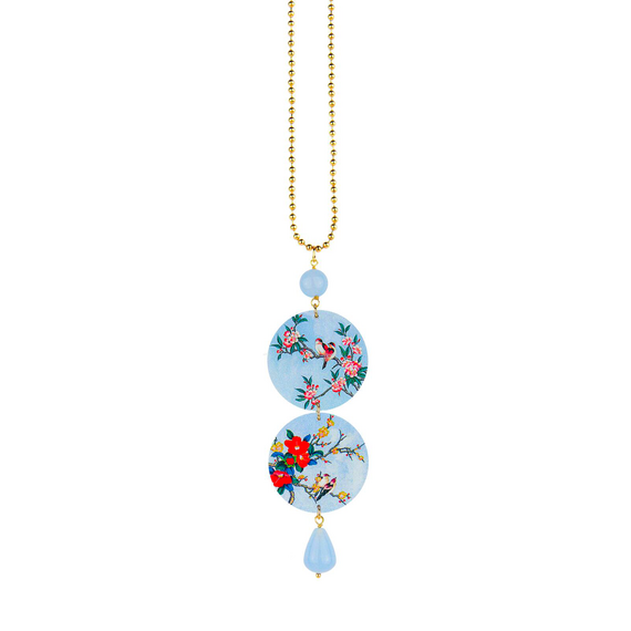 Collana Ramo Fiori Celeste - Lebole Maison