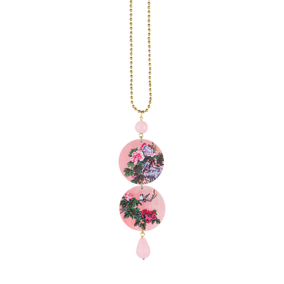 Collana Ramo Fiori Rosa - Lebole Maison