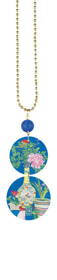 Collana Fiori Vaso Orientale Blu - Lebole Maison