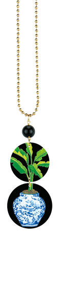 Collana Palme Nero - Lebole Maison