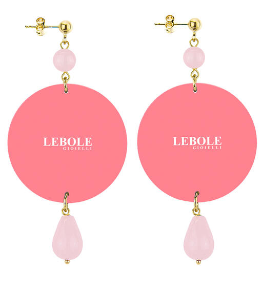 Orecchini Gemelli Classico Rosa - Lebole Maison