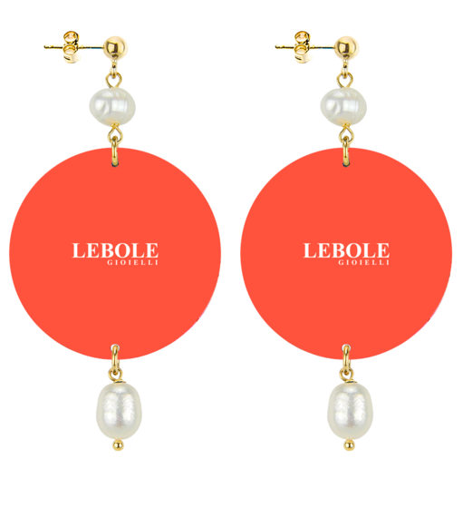 Orecchini Cancro Classico Pietre Perla - Lebole Maison