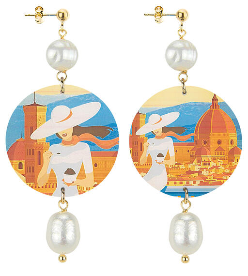 Orecchini Firenze Classico Perla - Lebole Maison