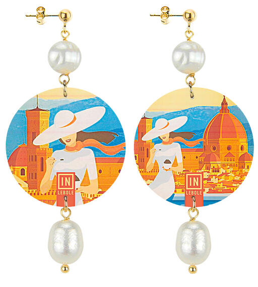 Orecchini Firenze Classico Perla - Lebole Maison