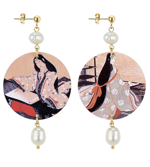 Orecchini Lady Murasaky Classico Perla - Lebole Maison