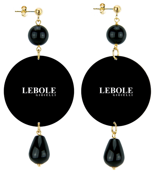 Orecchini Ape Nera Classico Nero - Lebole Maison