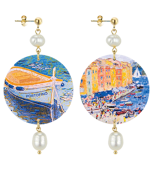 Orecchini Portofino Classico Perla - Lebole Maison